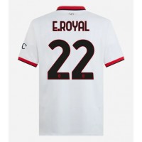 Camiseta AC Milan Emerson Royal #22 Visitante Equipación 2024-25 manga corta